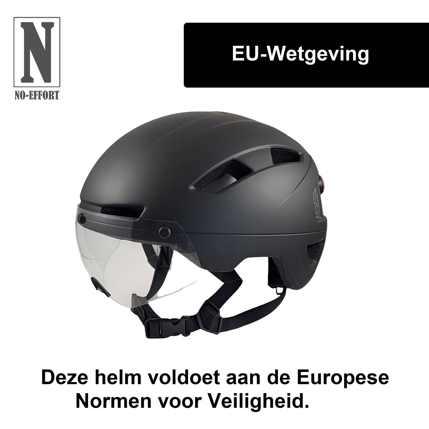 Fietshelm met LED achterlicht