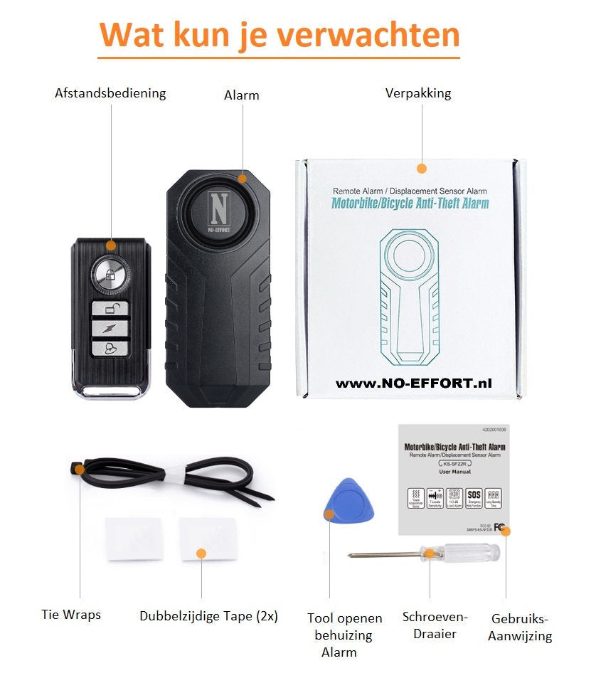 Beweging Alarm Set (E-)Bike