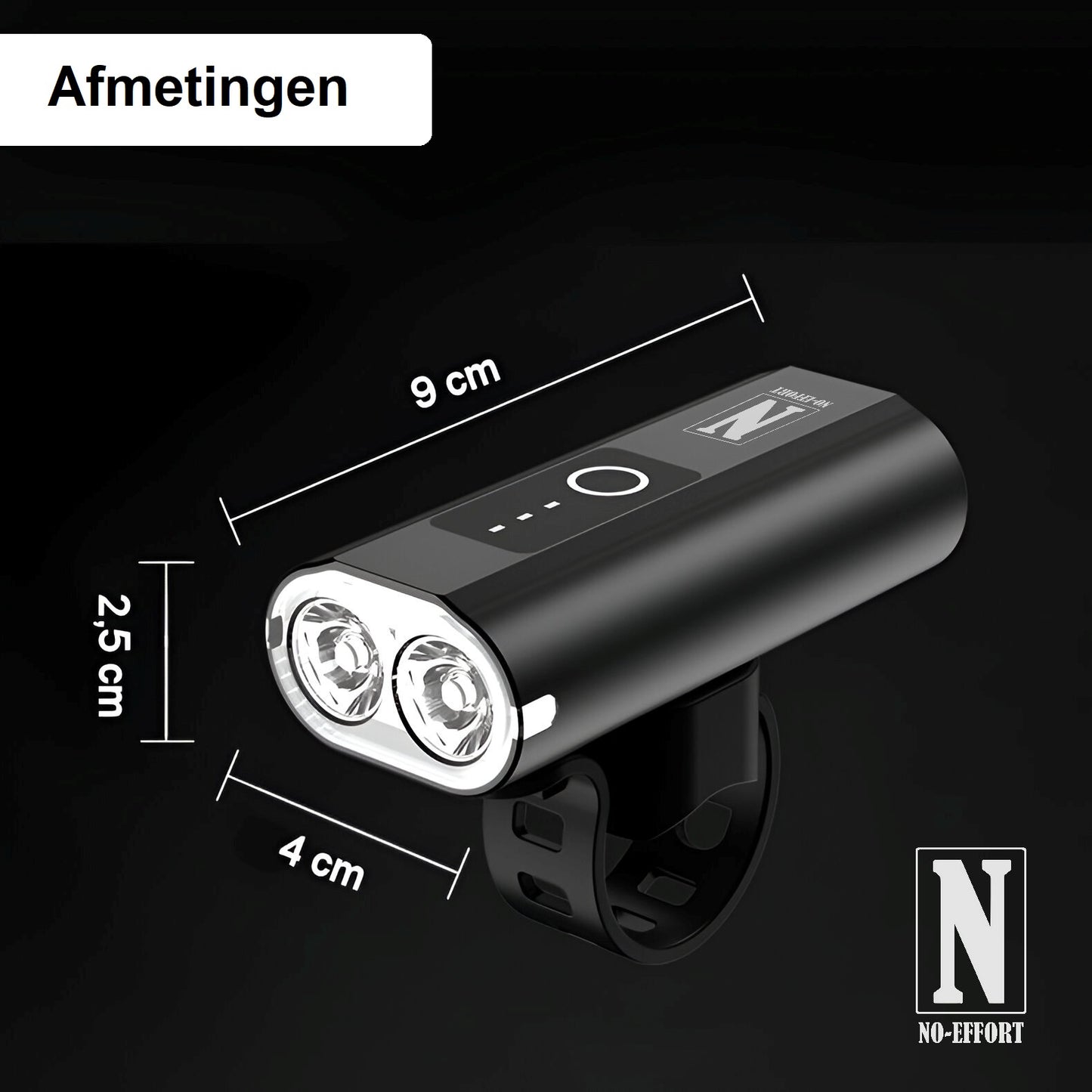 Fietsverlichting set - 500Lumen - 2600 mAh