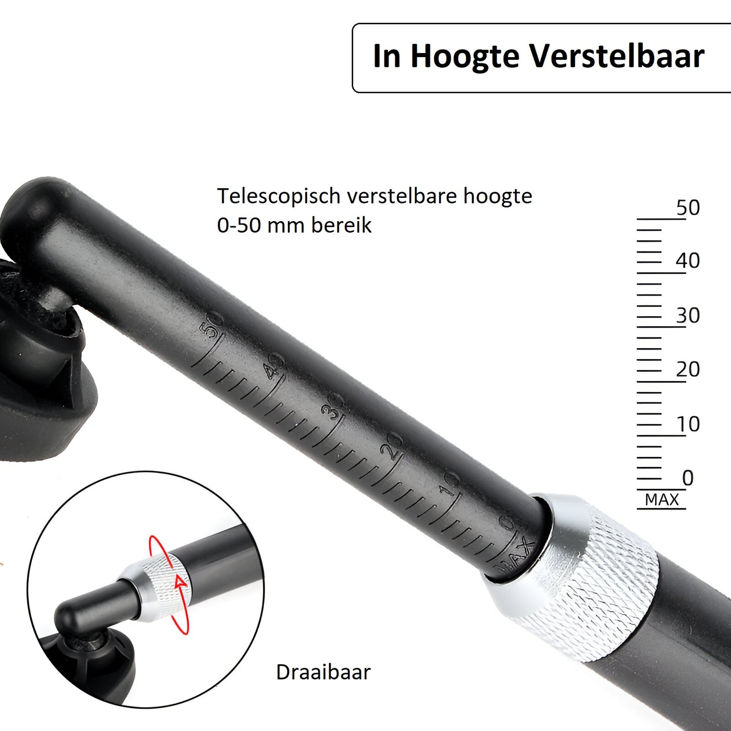 Uitschuifbare Fietsspiegel